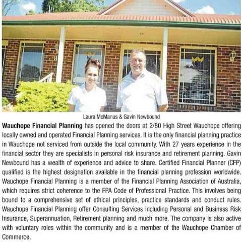 Photo: Wauchope Financial Planning